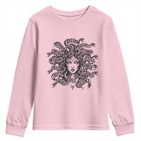 Feminist Medusa Power Snake Wisdom Equality Goth Youth Sweatshirt