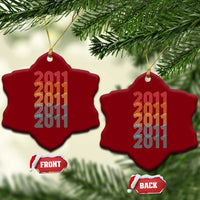 15th Birthday Ceramic Ornament Vintage 2011 Retro 15 Years Old Birthday