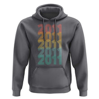 15th Birthday Hoodie Vintage 2011 Retro 15 Years Old Birthday