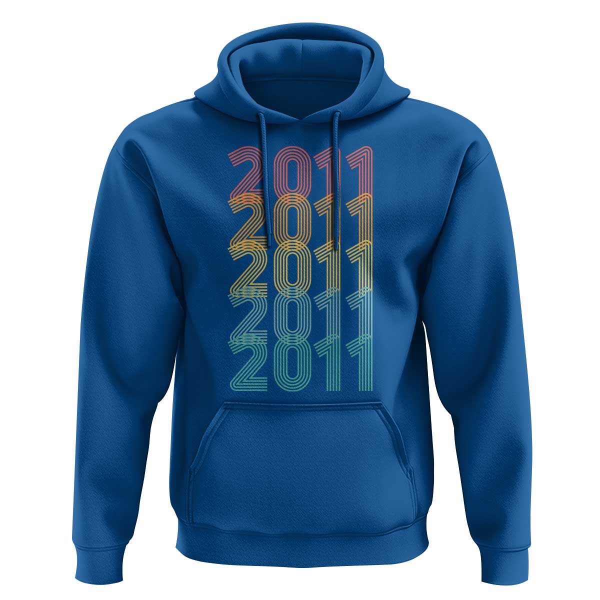 15th Birthday Hoodie Vintage 2011 Retro 15 Years Old Birthday