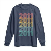 15th Birthday Long Sleeve Shirt Vintage 2011 Retro 15 Years Old Birthday