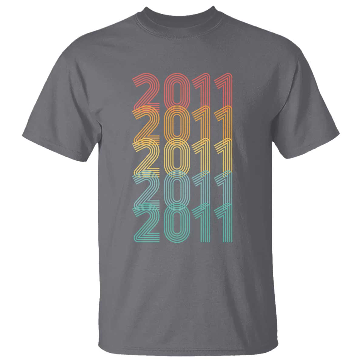 15th Birthday T Shirt Vintage 2011 Retro 15 Years Old Birthday