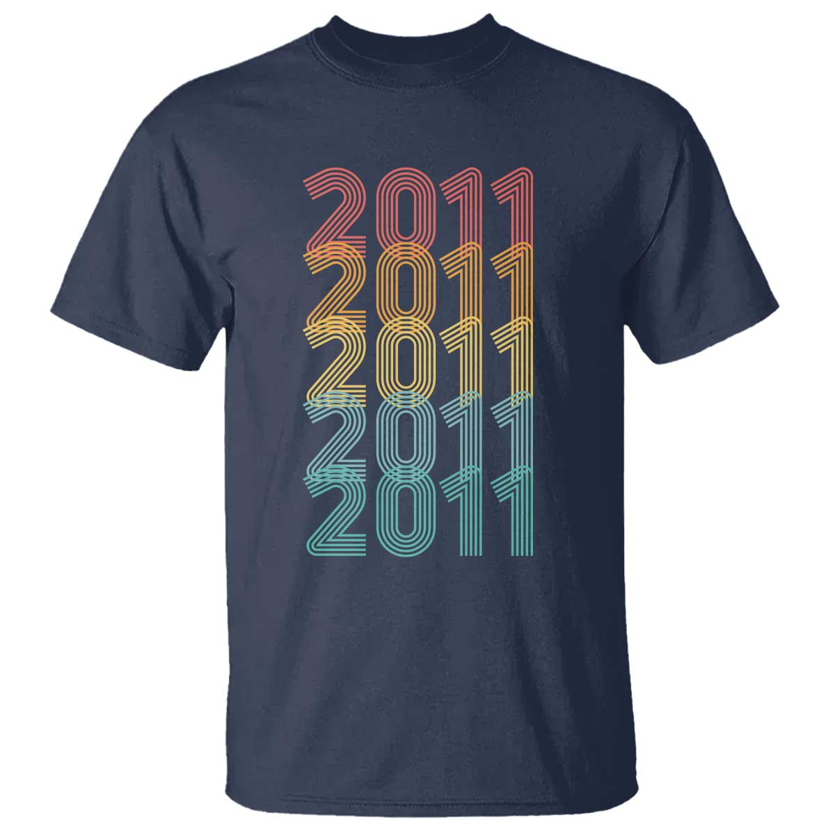 15th Birthday T Shirt Vintage 2011 Retro 15 Years Old Birthday