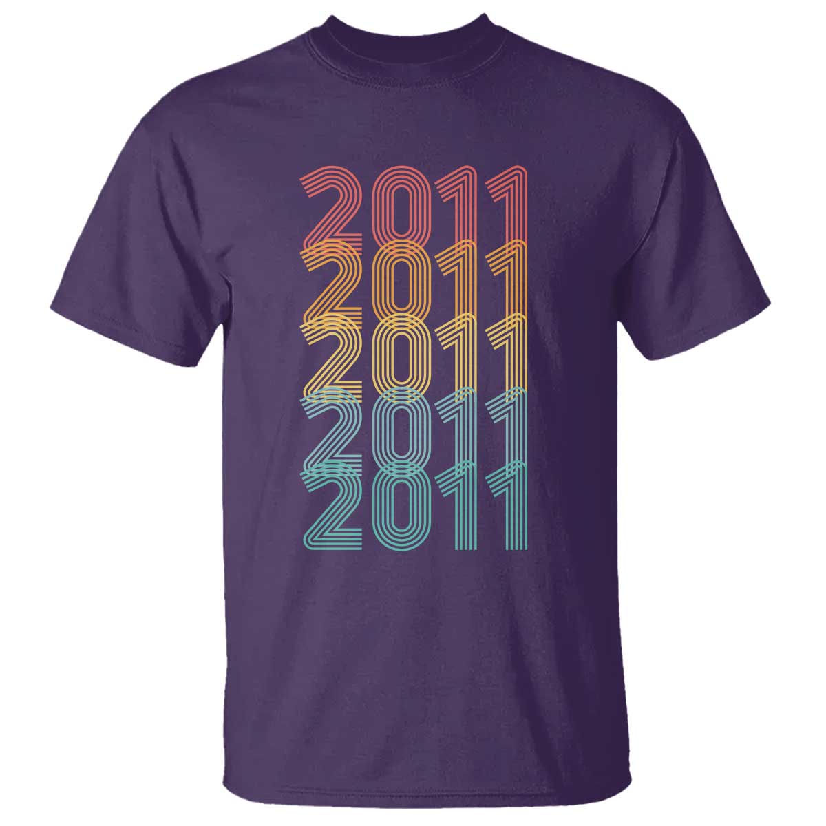 15th Birthday T Shirt Vintage 2011 Retro 15 Years Old Birthday