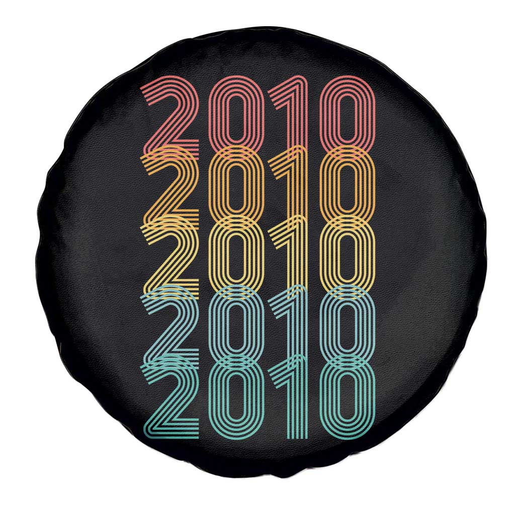 16th Birthday Spare Tire Cover Vintage 2010 Retro 16 Years Old Birthday