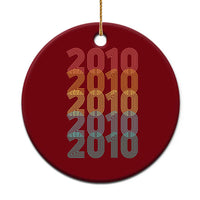 16th Birthday Ceramic Ornament Vintage 2010 Retro 16 Years Old Birthday