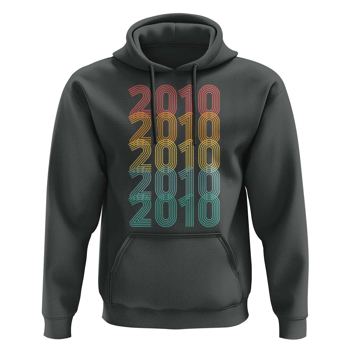 16th Birthday Hoodie Vintage 2010 Retro 16 Years Old Birthday