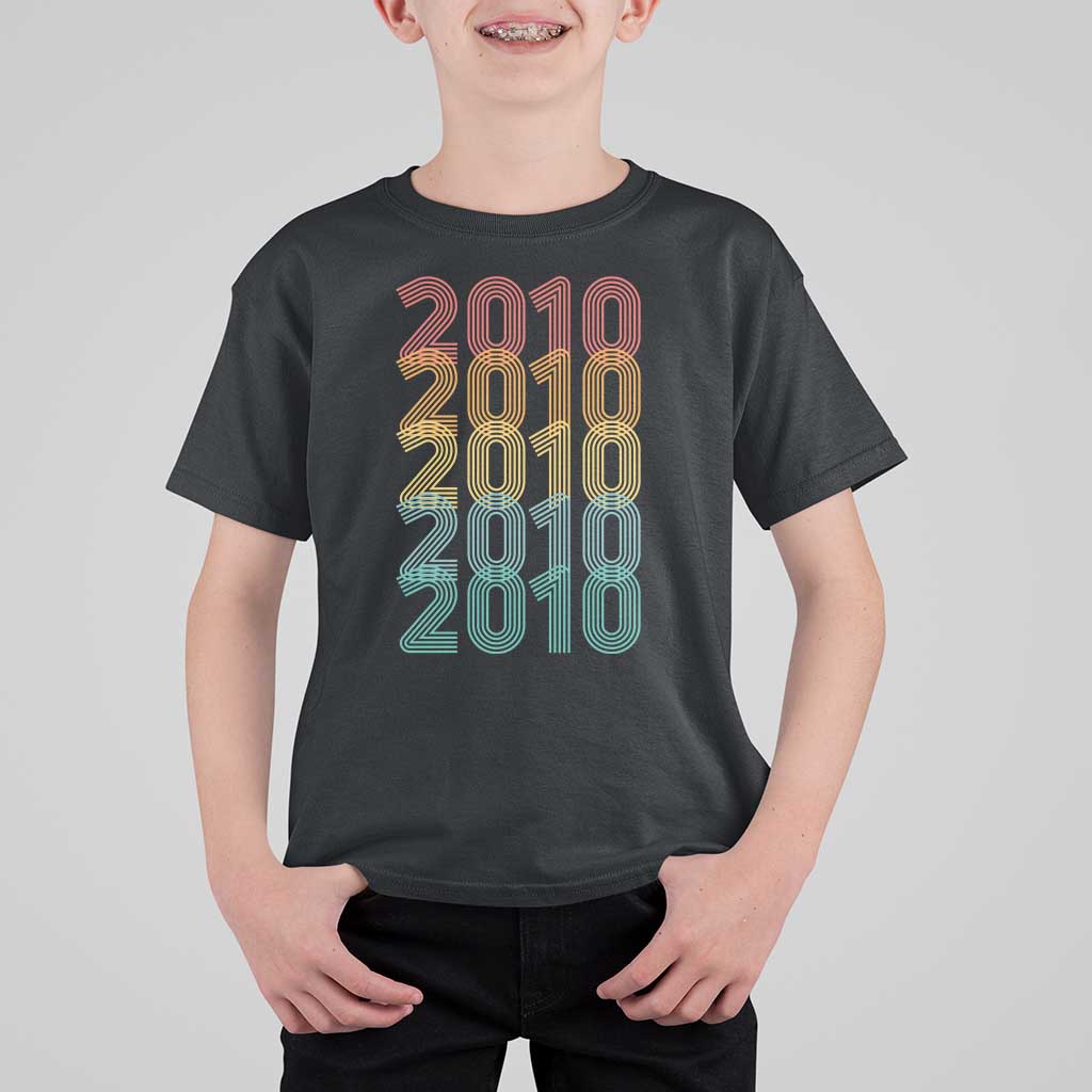 16th Birthday T Shirt For Kid Vintage 2010 Retro 16 Years Old Birthday