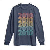 16th Birthday Long Sleeve Shirt Vintage 2010 Retro 16 Years Old Birthday