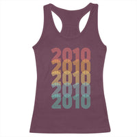 16th Birthday Racerback Tank Top Vintage 2010 Retro 16 Years Old Birthday
