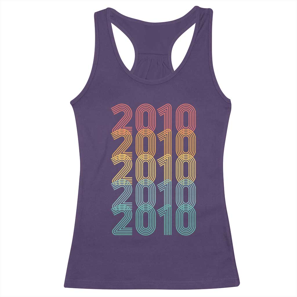 16th Birthday Racerback Tank Top Vintage 2010 Retro 16 Years Old Birthday