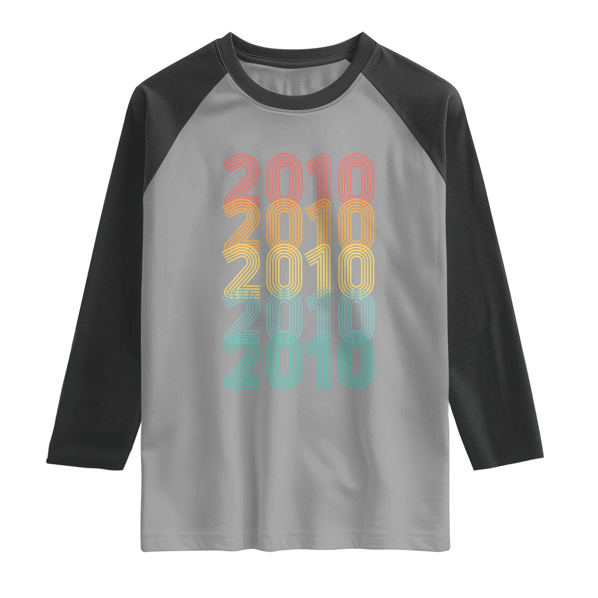 16th Birthday Raglan Shirt Vintage 2010 Retro 16 Years Old Birthday