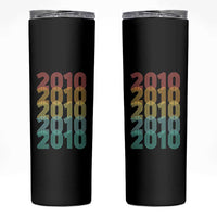 16th Birthday Skinny Tumbler Vintage 2010 Retro 16 Years Old Birthday