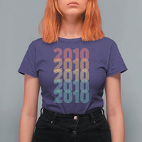 16th Birthday T Shirt For Women Vintage 2010 Retro 16 Years Old Birthday