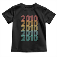16th Birthday Toddler T Shirt Vintage 2010 Retro 16 Years Old Birthday
