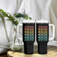 16th Birthday Tumbler With Handle Vintage 2010 Retro 16 Years Old Birthday