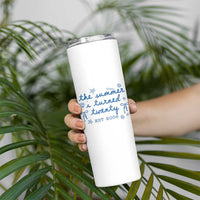 The Summer I Turned Thirty Funny 30th Birthday Est 1996 Skinny Tumbler Summer Coastal Birthday Seashell Bow