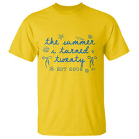 The Summer I Turned Thirty Funny 30th Birthday Est 1996 T Shirt Summer Coastal Birthday Seashell Bow