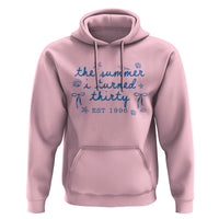 The Summer I Turned Twenty Funny 20th Birthday Est 2006 Hoodie Summer Coastal Birthday Seashell Bow