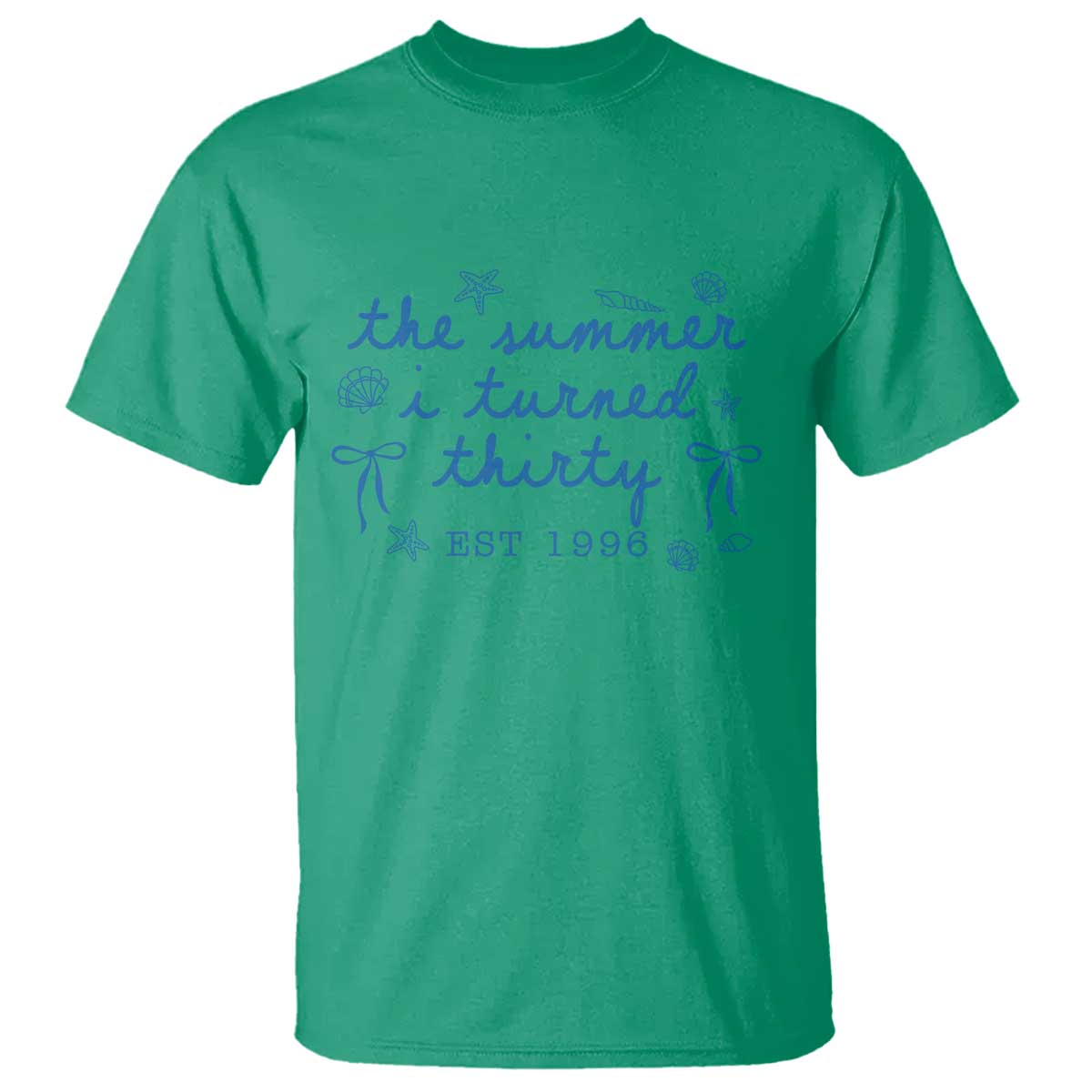 The Summer I Turned Twenty Funny 20th Birthday Est 2006 T Shirt Summer Coastal Birthday Seashell Bow