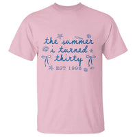 The Summer I Turned Twenty Funny 20th Birthday Est 2006 T Shirt Summer Coastal Birthday Seashell Bow