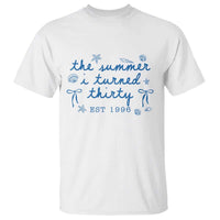 The Summer I Turned Twenty Funny 20th Birthday Est 2006 T Shirt Summer Coastal Birthday Seashell Bow