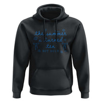 The Summer I Turned Ten Funny 10th Birthday Est 2016 Hoodie Summer Coastal Birthday Seashell Bow