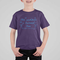 The Summer I Turned Ten Funny 10th Birthday Est 2016 T Shirt For Kid Summer Coastal Birthday Seashell Bow