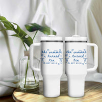 The Summer I Turned Ten Funny 10th Birthday Est 2016 Tumbler With Handle Summer Coastal Birthday Seashell Bow