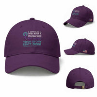 Suicide Prevention Awareness Baseball Cap A Semicolon Is Used When A Sentence Could Have Been Ended Your Story Isn't Over