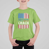 Harris Walz T Shirt For Kid Prosecutor And The Coach 2024 Vintage American Flag - Wonder Print Shop