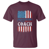 Harris Walz T Shirt Prosecutor And The Coach 2024 Vintage American Flag - Wonder Print Shop