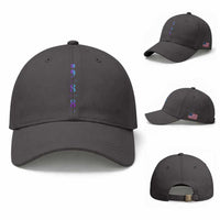 Suicide Prevention Awareness Baseball Cap 988 Suicide Prevention Hotline 988 Purple Teal Semicolon
