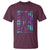 Suicide Prevention Awareness T Shirt Veterans Crisis Line Dial 988 Press 1 American Flag Gun - Wonder Print Shop