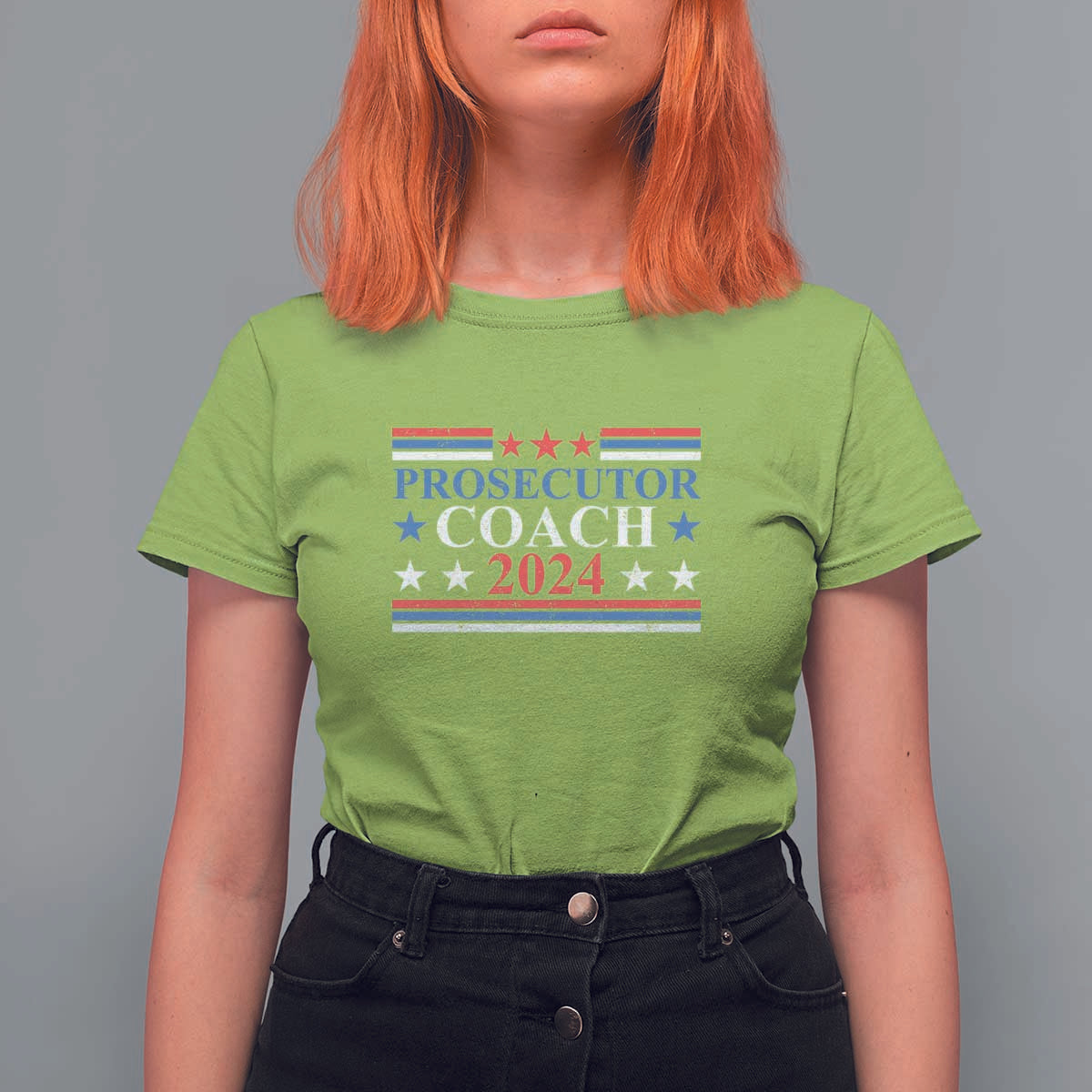 Harris Walz T Shirt For Women Prosecutor Coach 2024 Presidential Election - Wonder Print Shop