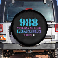 Suicide Prevention Awareness Spare Tire Cover 988 Veteran Suicide Prevention Press 1