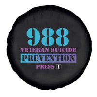 Suicide Prevention Awareness Spare Tire Cover 988 Veteran Suicide Prevention Press 1