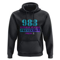 Suicide Prevention Awareness Hoodie 988 Veteran Suicide Prevention Press 1 - Wonder Print Shop