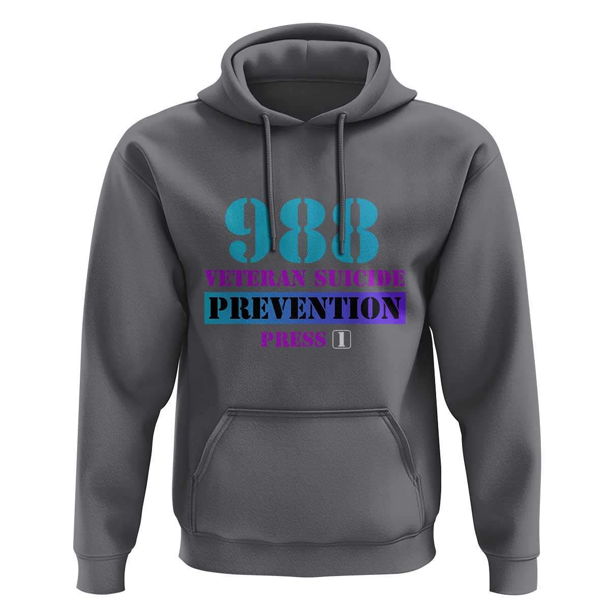 Suicide Prevention Awareness Hoodie 988 Veteran Suicide Prevention Press 1 - Wonder Print Shop