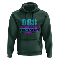 Suicide Prevention Awareness Hoodie 988 Veteran Suicide Prevention Press 1 - Wonder Print Shop