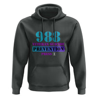 Suicide Prevention Awareness Hoodie 988 Veteran Suicide Prevention Press 1 - Wonder Print Shop