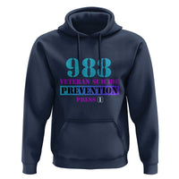 Suicide Prevention Awareness Hoodie 988 Veteran Suicide Prevention Press 1 - Wonder Print Shop