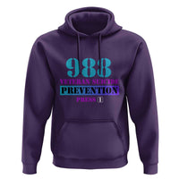 Suicide Prevention Awareness Hoodie 988 Veteran Suicide Prevention Press 1 - Wonder Print Shop