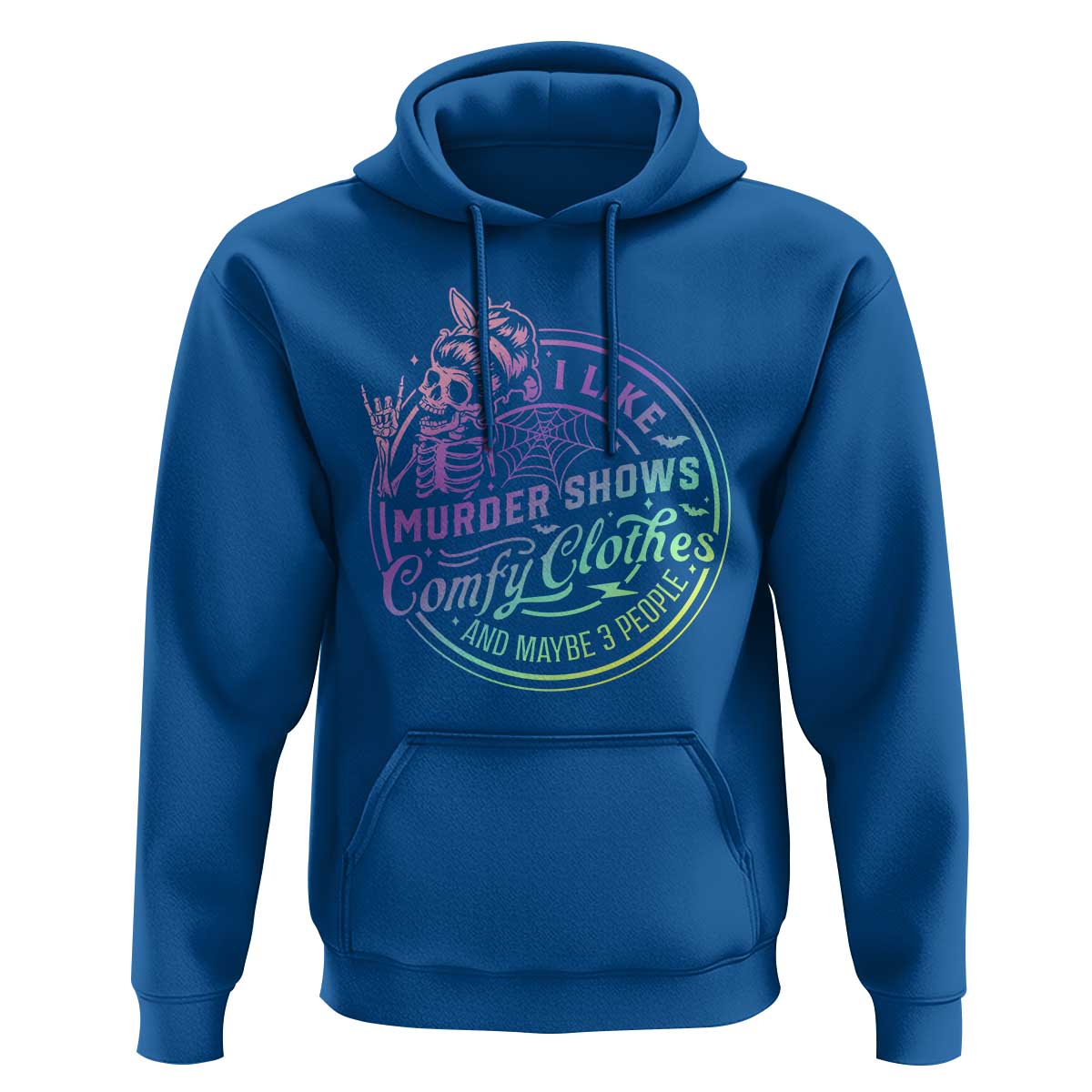 Funny I Like Murder Shows Comfy Clothes And Maybe 3 People Hoodie Crime Show Lover - Wonder Print Shop
