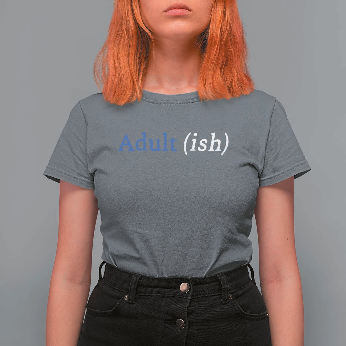 Funny Adultish Adult Sarcasm 18th Birthday T Shirt For Women