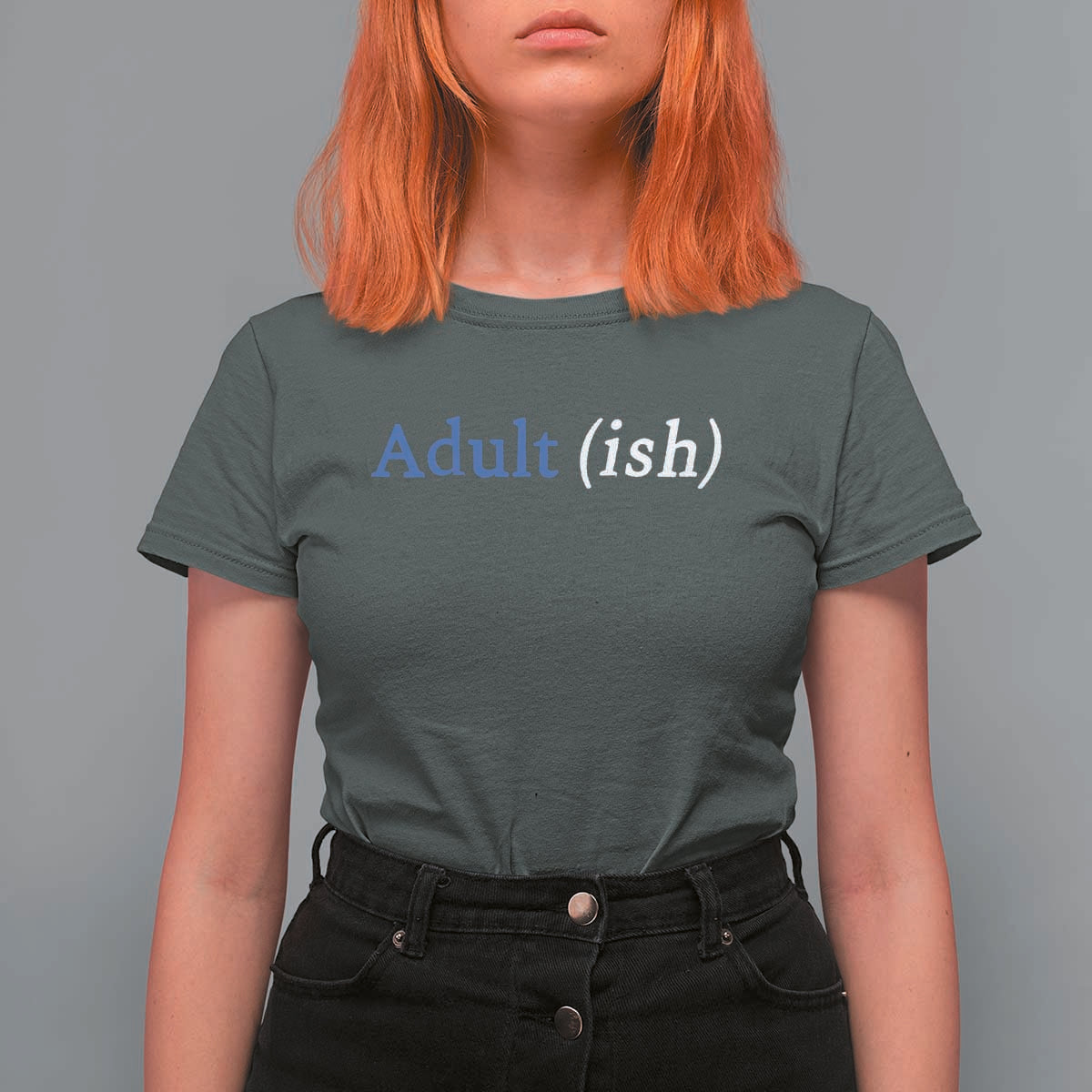 Funny Adultish Adult Sarcasm 18th Birthday T Shirt For Women