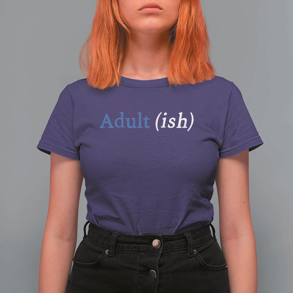 Funny Adultish Adult Sarcasm 18th Birthday T Shirt For Women
