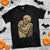 Skeleton Hugging Dog Halloween Dog Lover T Shirt - Wonder Print Shop