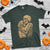 Skeleton Hugging Dog Halloween Dog Lover T Shirt - Wonder Print Shop