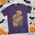 Skeleton Hugging Dog Halloween Dog Lover T Shirt - Wonder Print Shop